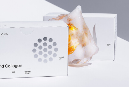 pano design studio c/o panos tsakiris brand × packaging design for SANA Amsterdam collagen