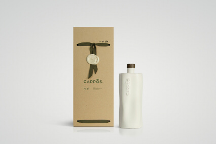 pano design studio c/o panos tsakiris brand × packaging design for CARPOS® extra virgin olive oil par excellence